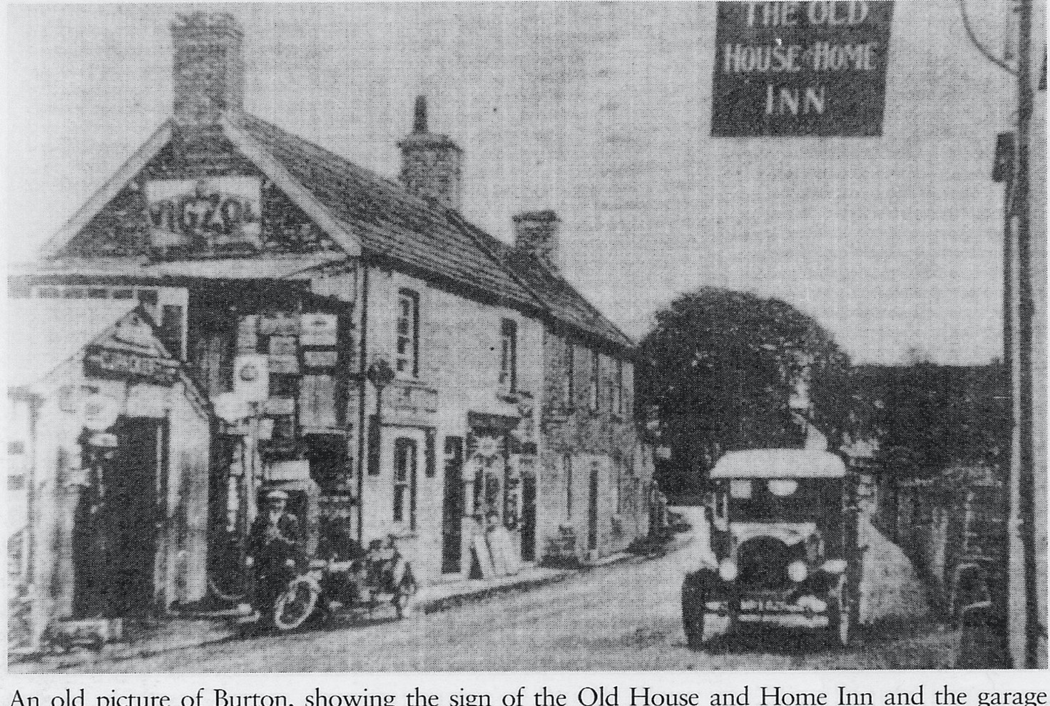 The Garage and Old House at Home Burton Wiltshire