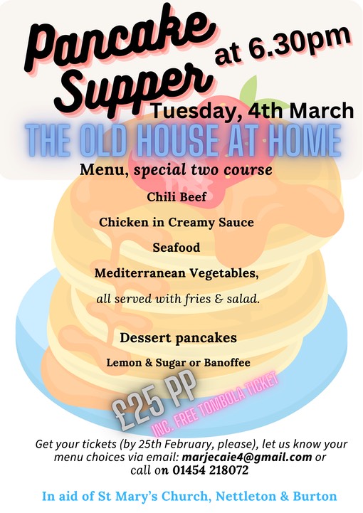 Pancake Supper poster