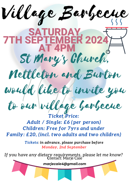 Village Barbecue Hosted by St Mary's Church - 2024